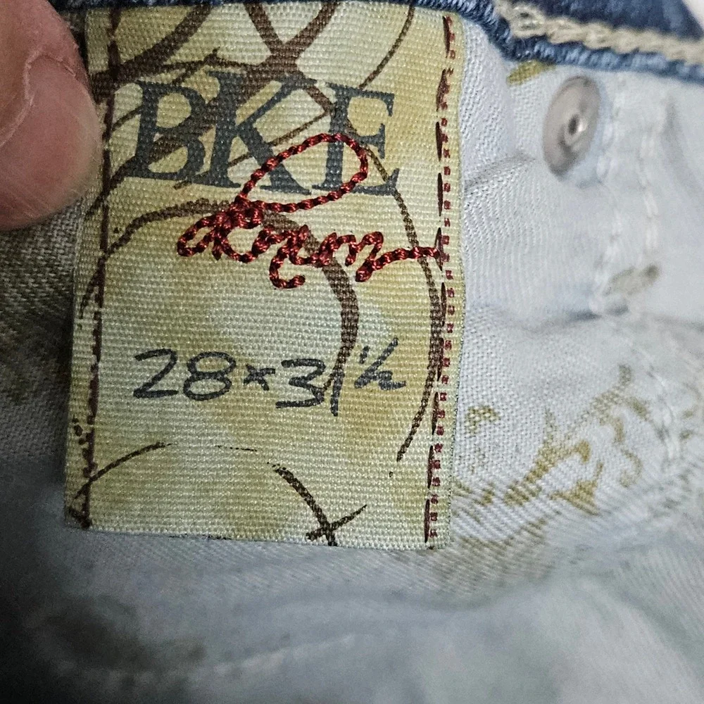 BKE Jeans Women 28 Blue Stella Bootcut Low Rise Stretch BKL5295R Medium Wash - Picture 3 of 11